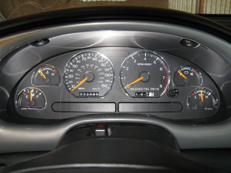 For Sale Chrome gauge trim rings (9404) Pics inside... Ford